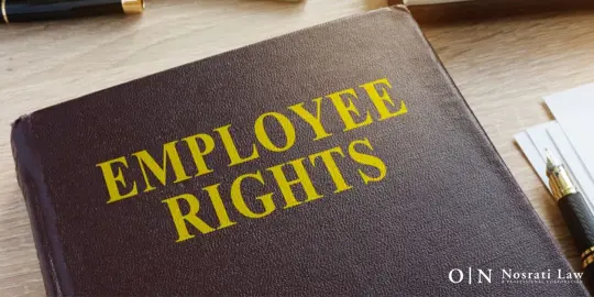 Book with the title 'Employee Rights'